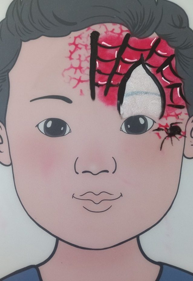 Maquillage Spiderman Barbouilles Récréatives