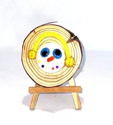 bonhomme de neige suspendu