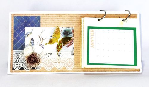 scrapbooking calendrier bureau