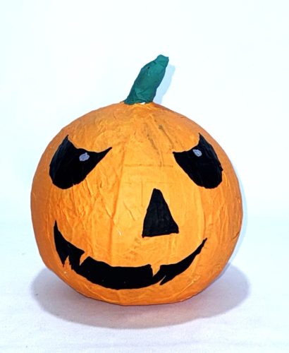 citrouille papier mâché