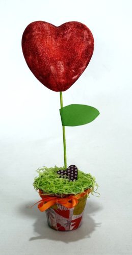 cœur en pot