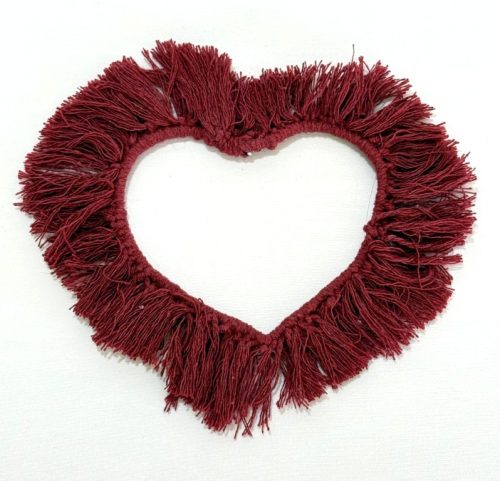 cœur macramé