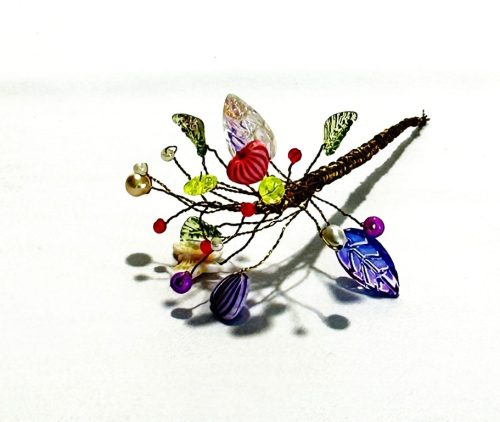 fleur métal en bouquet