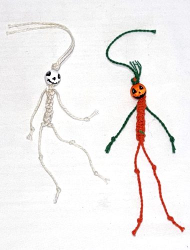 macramé d'halloween