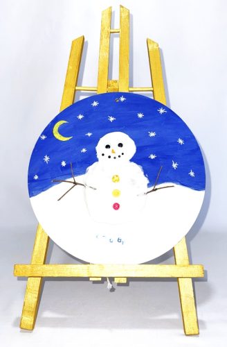 peinture hivernale