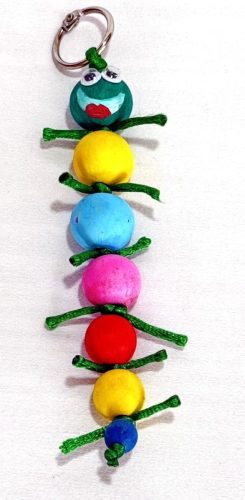 porte clé chenille