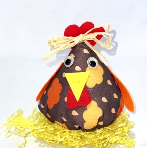 poule en tissu