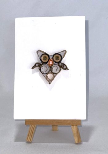 quilling bébé hibou