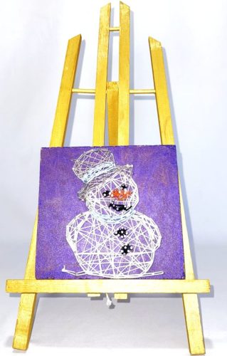 string art noël