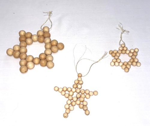 suspension étoile de noël
